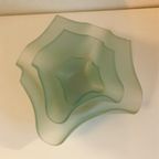 Set Van 3 Gevouwen Schalen Glas thumbnail 4