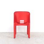Joe Colombo Universal Stoelen Rood, 1960s thumbnail 10