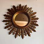 Italiaanse Zonnespiegel Sunburst Vintage Iaren 70 thumbnail 3