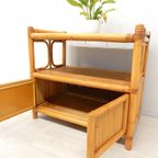 Retro Vintage Bamboe Dressoir Tv Meubel Jaren 70 Tv Kast thumbnail 7