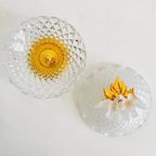 Vintage Rococo Kristal Messing Bonbonnière Vogels thumbnail 5