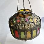 Marokkaanse Lamp Gekleurd Glas thumbnail 4