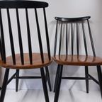 Vintage Spijlstoelen Keukenstoelen Bijzetstoelen Jaren 60 thumbnail 3