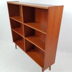 Vintage Deense Wandkast Boekenkast Teak Fineer thumbnail 11