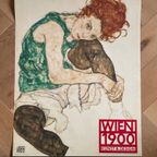 Egon Schiele (After) (1890-1918), Siddende Kvinde ( Kunstnerens Kone) thumbnail 11