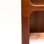 Restored Vintage dyrlund Display Cabinet With Sliding Glass Doors thumbnail 5
