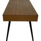 Vintage Bureau Werkplek Compact Jaren 70 Plak Fineer thumbnail 5