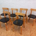 Set Of 6 Chairs Nr. 69 Aalvar Aalto thumbnail 7