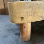 Pine Coffee Table In A Brutalist Style, 1970 thumbnail 3