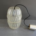 Vintage Kunststof Hanglamp Transparant thumbnail 2