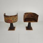 Unieke Draaibare Scheepsstoelen | Circa 1900–1920 thumbnail 3