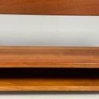 Vintage Wandplank, <<<brand>>>, Massief Teak, Denemarken 1970's thumbnail 23