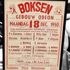 Origineel En Authentieke Boksposter, Boks Affiche Uit 1950! thumbnail 2