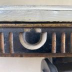 Side Table Console Tafel Muurtafel Half Rond 19e Eeuws Frans thumbnail 18