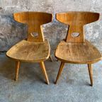 Scandinavisch Design Pine Houten Stoelen (2) Kielland-Brandt thumbnail 10