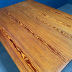 Antieke Pitch Pine Stoffen Tafel Met Twee Laden thumbnail 25