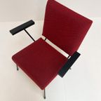 Opnieuw Gestoffeerde Gispen 1401 Fauteuil Van Wim Rietveld thumbnail 4