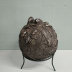 Abstract 3D Kunstwerk "Sphere Met Gezichten" thumbnail 2