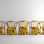 Exotische Vintage Bamboe Rieten Stoelen Uit 1960 thumbnail 5