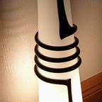 Design Tafel Lamp Jerzy Sluczan-orkusz Snake Lamp Zwart / Wit Glas thumbnail 5