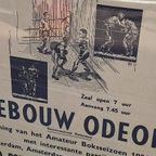 Xxl Boks Poster, Boks Affiche Van Bokswedstrijden Uit 1956👊 thumbnail 4