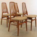 Set 4 Vamdrup Stoelen Eetkamerstoelen Vintage Deens thumbnail 4