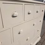 Wit Grenen Ladekast Commode 13 Lades thumbnail 6