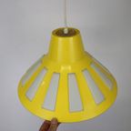Prachtige Gele Plastic Space Age Ufo Lamp - Massive - Belgian Design - 1970 thumbnail 9