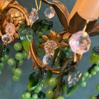 Set Capiz Schelpen Wandlampen Met Druiven Van Murano Glas thumbnail 2