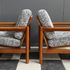 Set Of Two Grey Easy Chairs 1960S thumbnail 12