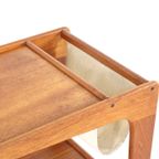 Sika Mobler Trolley Met Lectuurhouder Tijdschriftenrek Vintage Deens thumbnail 4