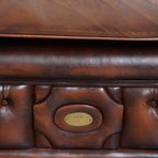 Tijdloze Cognac Bruine Engelse Rundleren 2.5 Zits Chesterfield Bank thumbnail 12