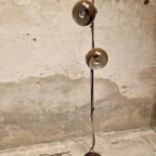 Vintage Vloerlamp Bruine Bollenlamp Bollamp Gepo , Herda ? thumbnail 2