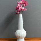 White Bisuit Ceramic Vase By Kpm 1960S thumbnail 3