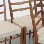 Set Van 4 Vintage Teakhouten Pastoe Cees Braakman Jaren ’60 Design Eetkamerstoelen thumbnail 12