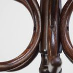 Charmante, Sierlijke Staande Bentwood Vintage Kapstok/ Parapluhouder In Thonet Stijl thumbnail 7