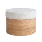 Urban Nature Culture Rattan Poef thumbnail 2