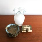 Vintage Klein Sieraden Doosje Kamelen Bot Met Messing, Jaren '70 thumbnail 5