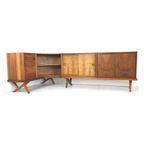 Vintage Walnoten Dressoir Van Rudolf B. Glatzel Door Fristho Franeker Uit 1955 thumbnail 4