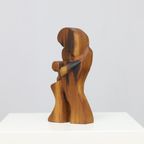 Wooden Sculpture – Attributed To Danish Modernism, 1970s thumbnail 6