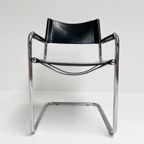 Set Van 4 Lederen Mart Stam S34 Stoelen, 1970's thumbnail 8