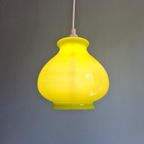 Vintage Groene Opaline Hanglamp, Jaren 60-70 thumbnail 3