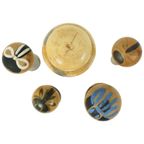 Lot Van 5 Vintage Kokeshi Poppen Japan Berk Showa Periode thumbnail 8