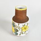 Fratelli Fanciullacci - Sgraffito Vaas - Terracotta - Bloemen - Italie - 1960'S thumbnail 4