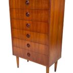 Vintage Deense Ladekast Kastje Jaren 60 Teak Fineer thumbnail 16