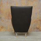 Als Nieuw! Donkerbruine Leren Label Foxx Design Fauteuil thumbnail 6