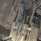Set Van 2 Kristallen Tafellampen Opaline Vintage Chrome Frame thumbnail 8