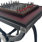 Franklin Mint - Chess Set - Battle Of Waterloo - Tin Pieces - Limited Edition Including Documenta thumbnail 5