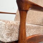 Deense Design Fauteuil Met Bouclé Kussens, 1970'S thumbnail 4