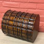 Decoratieve Massief Houten Papiermand In Boekvorm thumbnail 15